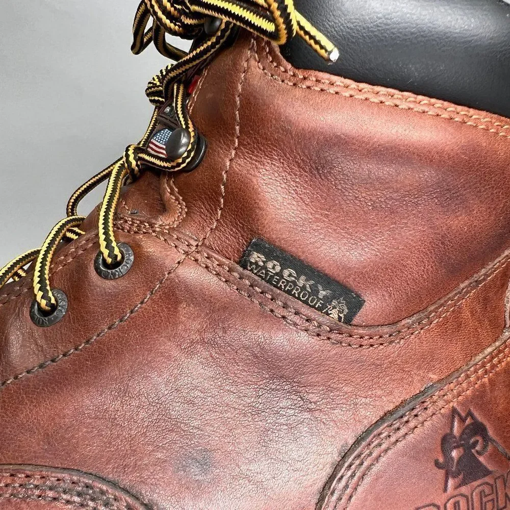 Rocky Men's Size‎ 11 IronClad Steel Toe Waterproof Work Boots